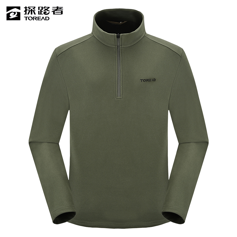 探路者 男式超轻套头抓绒服 TACCAM91295/件