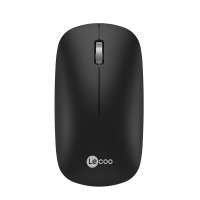 联想来酷WS214无线鼠标黑色 笔记本台式机电脑办公 轻便小巧商务游戏女生适用于华为惠普联想等电脑