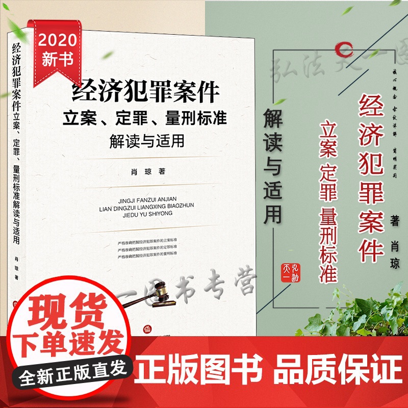 正版 经济犯罪案件立案 定罪 量刑标准解读与适用 曾斌 肖琼 法律出版社