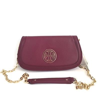 汤丽柏琦ToryBurch2021新款AmandaLogo时尚小清新复古风经典徽标斜挎包女默认