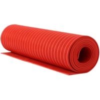 中锦科技 绝缘胶板 红色条纹8mm×1m×10m 25kv 卷