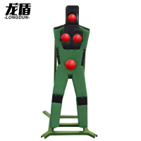 龙盾刺杀训练人形靶 总部大纲款刺杀训练 橡胶重型可调节款