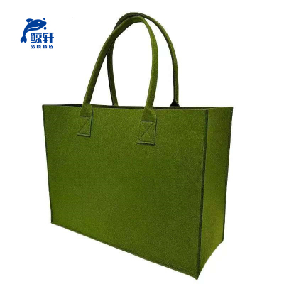 鲸轩 B109 40*30*15cm 毛毡 文件袋(计价单位:个)抹茶绿