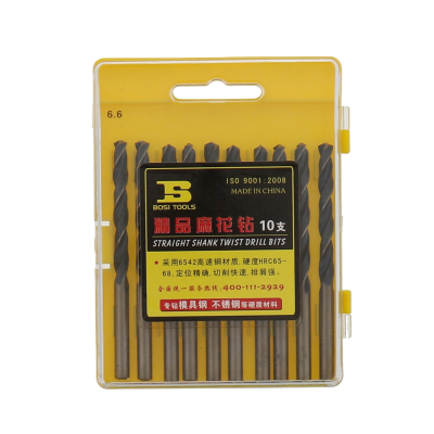 波斯(BOSI) 荧光系列精品麻花钻 6.6mm 盒