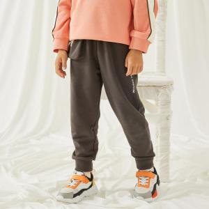 [1件5折价:54.5]moomoo童装男童长裤春秋新款杜邦索罗娜面料运动休闲针织裤