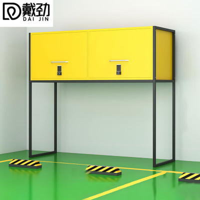 戴劲车库收纳柜密码防盗铁皮柜车位杂物储物柜大空间防潮柜 上翻高架