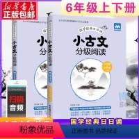 语文 [正版]人教版 小古文分级阅读六年级+小升初 上下2册 小学6年级国学经典日日诵 文言文分级读物古文阅读训练书扫码
