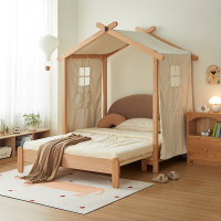 全友家居 北欧风实木脚学生床卧室家用折叠床青少年单人床