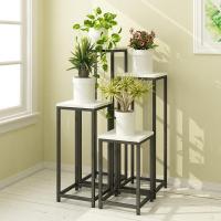 森美人铁艺花架子多层室内阳台吊兰实木质客厅省空间花盆架绿萝家用