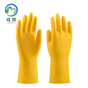 玫铁 乳胶手套 M码 双