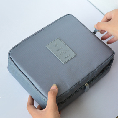 蕴森旅行洗漱包多功能便捷式网红女士化妆包居家男士旅游洗漱袋出差化妆品收纳包太空灰