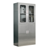 正斌不锈钢文件柜档案柜资料柜器械柜储物柜仪器柜201全不锈钢等器柜