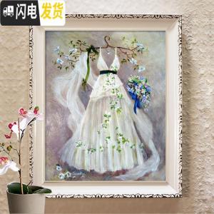 三维工匠十字绣2019新款绣客厅梦中的婚礼5D卧室贴满砖自己 炫彩魔方+点钻[50*60厘米]多送钻量30满钻全贴