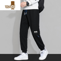 YANXU卫裤男士裤子潮流束脚潮牌款百搭休闲宽松运动长裤