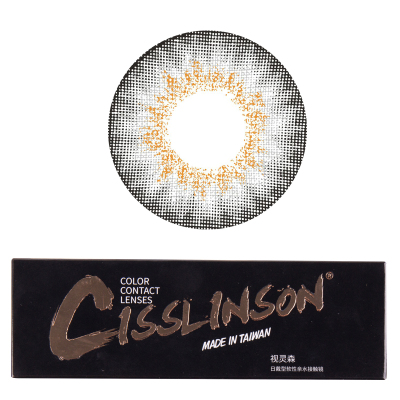 CHIC灰礼物约会自然混血学生增大小直径进口日抛美瞳隐形眼镜