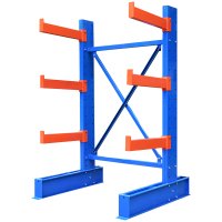 臻远ZY-XBS-07悬臂式重型货架仓库厂房货架承载500KG/臂单臂三层主架臂长50cm