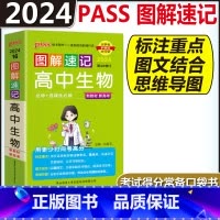 高中生物 高中通用 [正版]图解速记高中语文数学物理化学生物政治历史地理英语词汇单字语法文言文古诗文基础知识点总结大全必