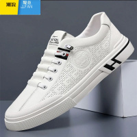聚范男鞋2023新款夏季透气小白鞋男款软底镂空休闲运动板鞋男防滑