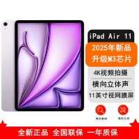[原封]Apple iPad Air 紫色 2024款 512GB 11英寸 M2芯 WiFi 苹果平板电脑