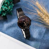 新年送礼CASIO旗舰店卡西欧手表女石英表女表商务防水SHEEN和风系列时尚蓝宝石太阳能防水简约女士手表SHS-C130