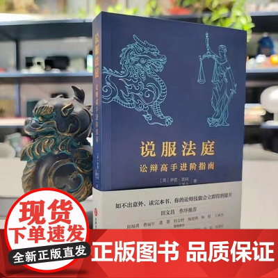 正版 说服法庭 讼辩高手进阶指南 伊恩 莫利 王馨仝 著 法律出版社 9787519764821