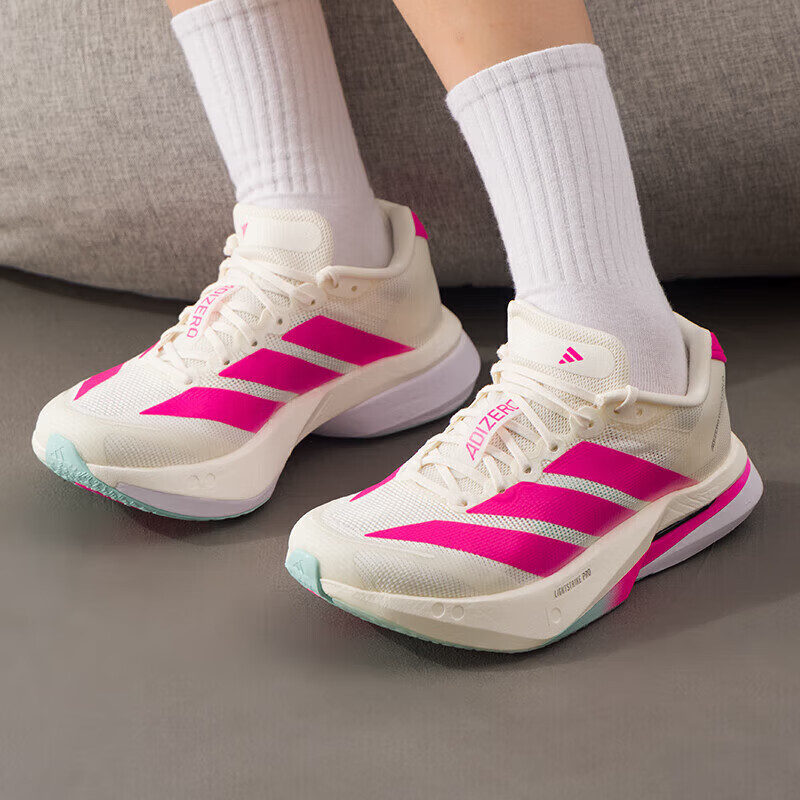 阿迪达斯(adidas)男鞋新款跑步鞋ADIZERO BOSTON 13 M舒适休闲防滑耐磨运动鞋KK1427 ZP