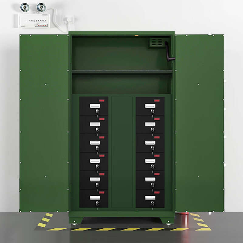 格具(GEJU) 双门智能D药柜(12个记数抽屉) 智能枪柜可联网防爆8英寸屏幕加厚钢板器械存储柜