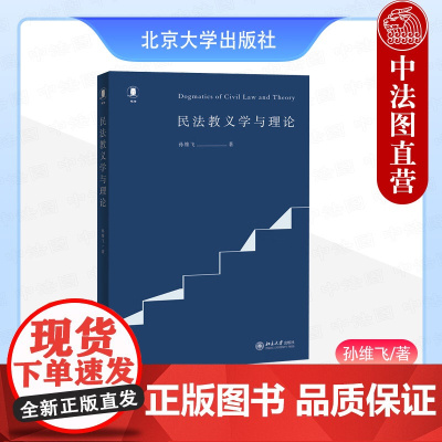 中法图正版 民法教义学与理论 孙维飞 北京大学出版社 侵权行为法学规范综合法律适用社会学概念法律教义学法学理论司法实务书
