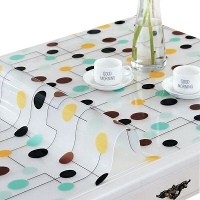 SleepyBear软玻璃加厚pvc桌布防水防烫透明餐桌垫塑料台布胶垫水晶板茶几垫