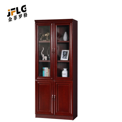 苏宁 金菲罗格 办公家具 油漆实木贴皮文件资料柜档案储物柜