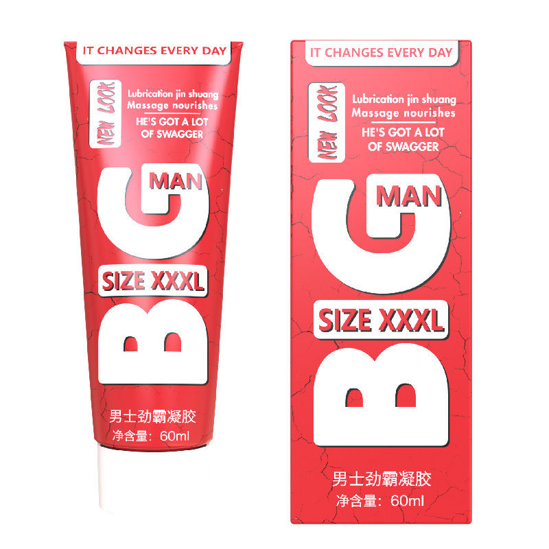 独爱BIG男士劲霸凝胶60ml 男用阴茎按摩膏私处按摩精油夫妻情趣性生活延长房事时间 男性系列成人用品情趣用品