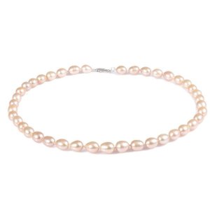 梦克拉Mkela 珍珠项链 魅流香 两款可选 扁圆 淡水珍珠 项链 珍珠