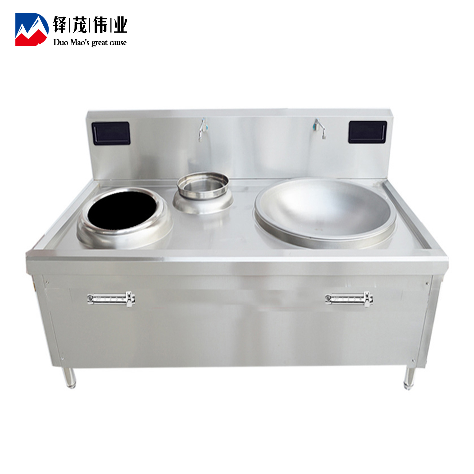 铎茂伟业 单头单尾60大锅灶 1700*900*800+400mm 台