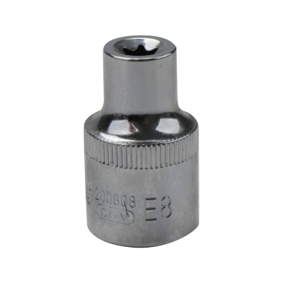 长鹿 1/2”镜面E形套筒 E14