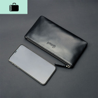 拉链长款钱软皮男士女牛皮迷你小号手包手机一体包简约超薄NEW LAKE