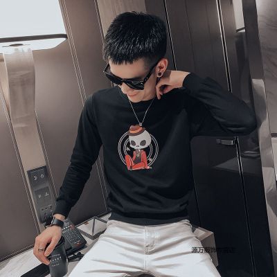 珂卡慕(KEKAMU)网红同款卫衣男韩版潮流春装新款精神小伙潮牌百搭圆领长袖上衣服