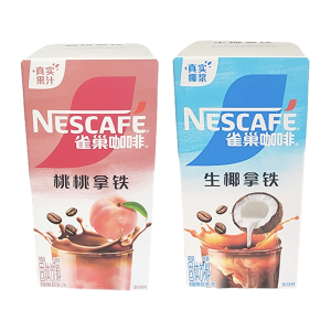 Nescafe雀巢咖啡特调果萃5条盒装生椰拿铁桃桃拿铁真实果汁椰浆