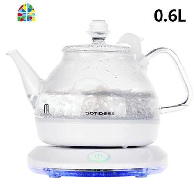 思腾玻璃电热水壶自动断电烧水壶 迷你家用透明泡茶小容量 FENGHOU 思腾底座三个型号通用