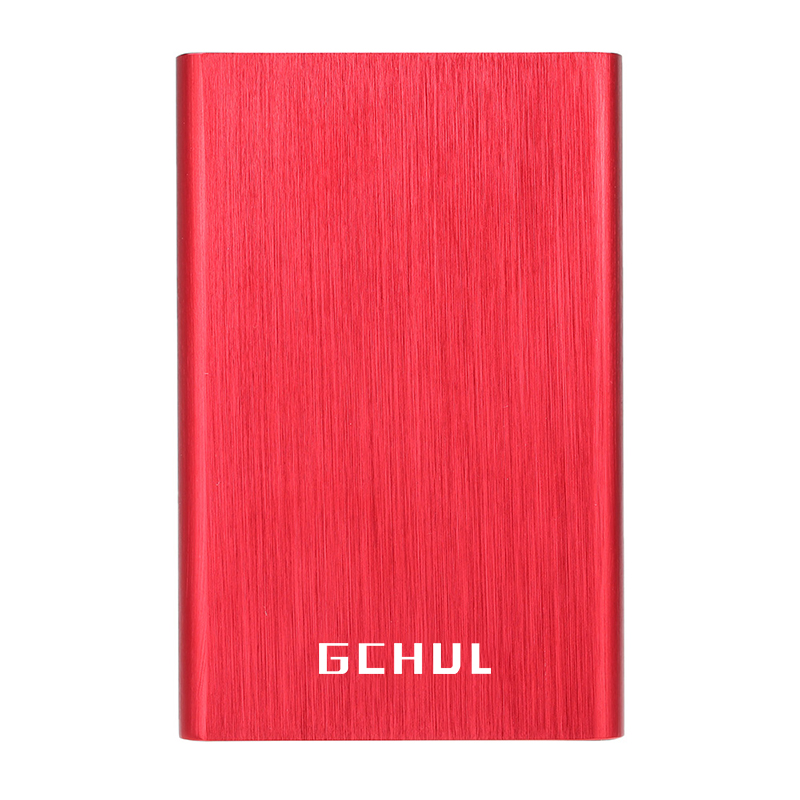 杰储(GCHUL) T1000 2T USB3.0 2.5英寸 磨砂红色 移动存储硬盘 (计价单位:个) 磨砂红色