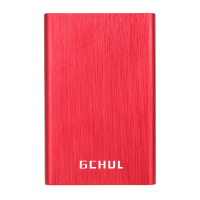 杰储(GCHUL) T1000 2T USB3.0 2.5英寸 磨砂红色 移动存储硬盘 (计价单位:个) 磨砂红色