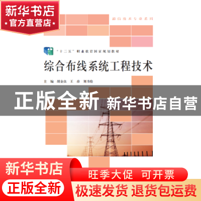 正版 综合布线系统工程技术 胡金良 王彦 刘书伦 北京师范大学出