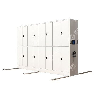 居将 智能密集架移动式档案柜钢制轨道智能密集柜 一列4组