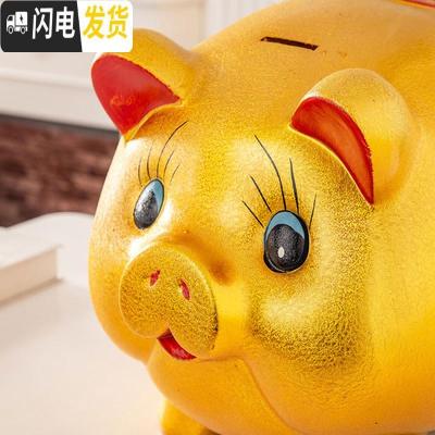 三维工匠金猪存钱罐不可取儿童女储蓄罐小猪只进不出大人家用储钱罐大容量 22厘米[送一只22厘米]可取钱