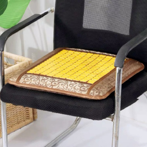 夏季办公椅防滑降暑记忆棉麻将坐垫45*45cm