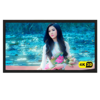 经科JK画框投影幕布投影机中边框N4-FL/W1玻纤白幕150寸2.35:1