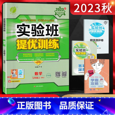 数学 七年级上 [正版]2023秋 实验班提优训练七年级数学上册 沪科版HK 初一7年级数学上学期同步课时训练尖子生提高