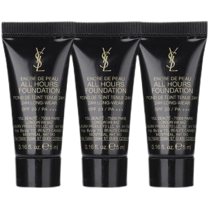 圣罗兰YSL粉底液自然色B20#小样5ml*3瓶适合各种肤质长效持妆轻薄遮瑕