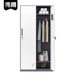 伟樽衣柜灰白套色2门900*500*1850mm台