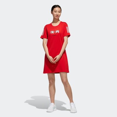 阿迪达斯adidasneoWGKDRESS女装运动裙子GK1487