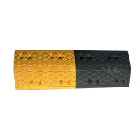 翌嘉YJ5011406 橡塑减速带道路公路汽车停车场限速缓冲橡塑减速带 菱型 1000*350*40